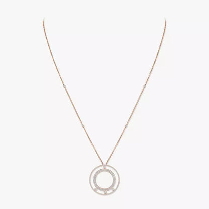 [Triumph Jewelry]Move Romane Long Pave_-Set Diamond Necklace