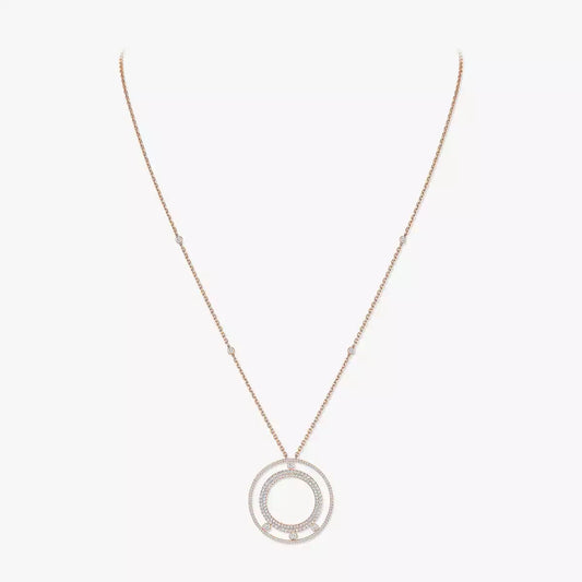 [Triumph Jewelry]Move Romane Long Pave_-Set Diamond Necklace