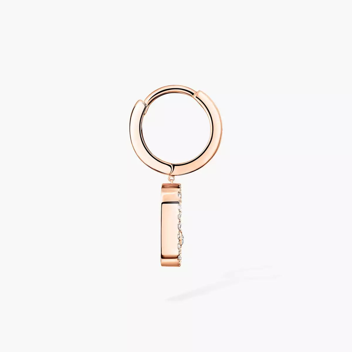 [Triumph Jewelry]Move Uno Single Diamond Hoop Earring