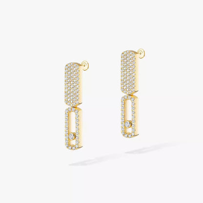 [Triumph Jewelry]Imperial Move SM Diamond Earrings