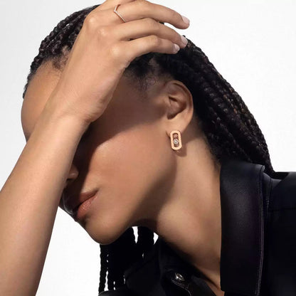 [Triumph Jewelry]So Move Diamond Earrings in Yellow Gold
