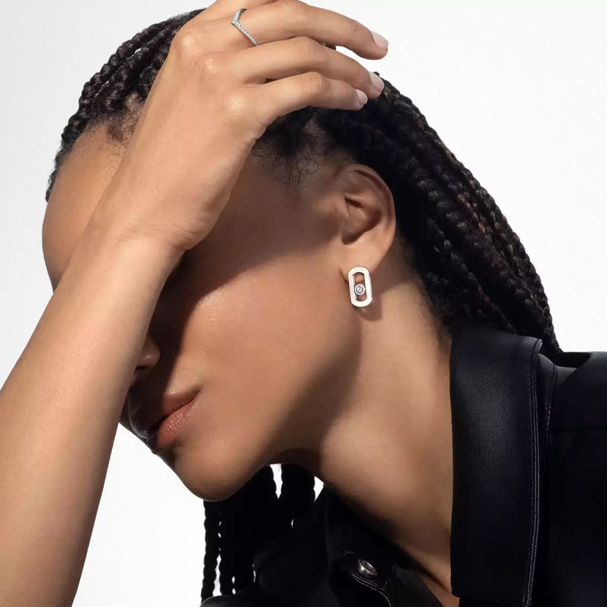 [Triumph Jewelry]So Move Diamond Earrings in Yellow Gold