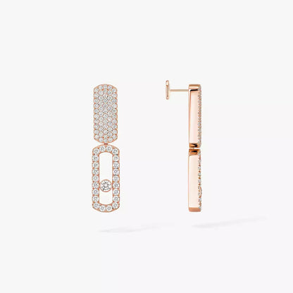 [Triumph Jewelry]Imperial Move SM Diamond Earrings