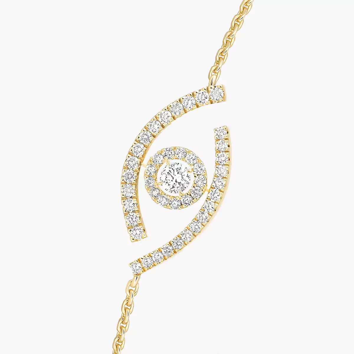 [Triumph Jewelry]Lucky Eye Pave-Set Diamond Bracelet