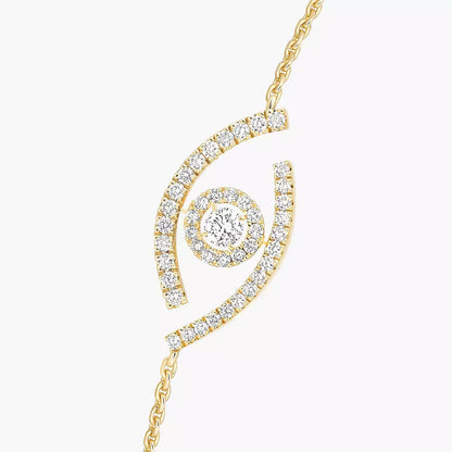 [Triumph Jewelry]Lucky Eye Pave-Set Diamond Bracelet