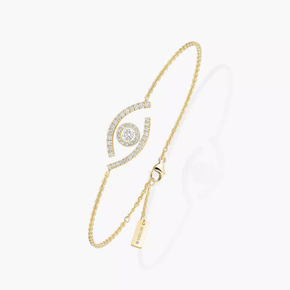 [Triumph Jewelry]Lucky Eye Pave-Set Diamond Bracelet