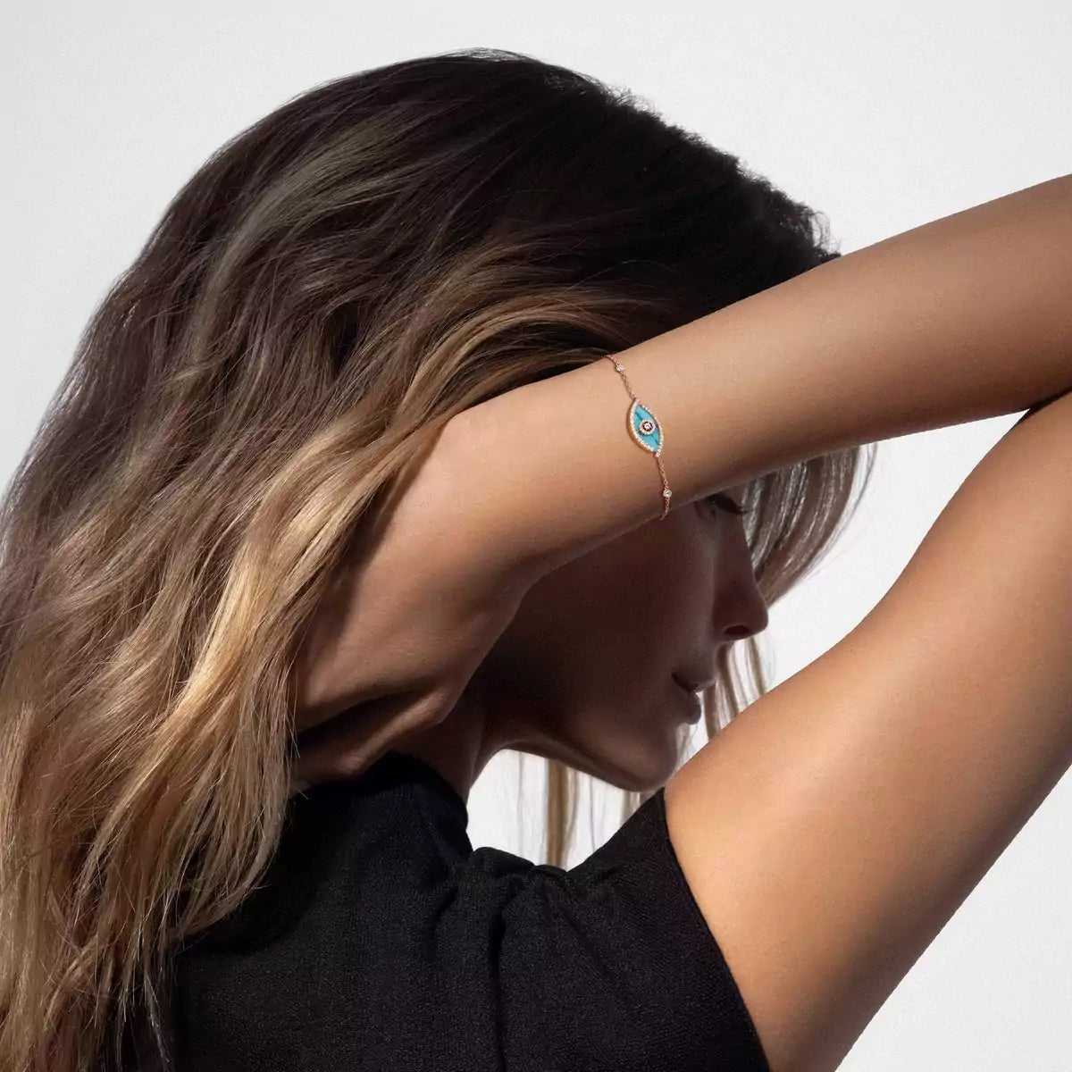 [Triumph Jewelry]Lucky Eye Diamond Bracelet