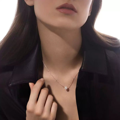 [Triumph Jewelry]Diamond Necklace 0,20ct Brilliant Shape Joy