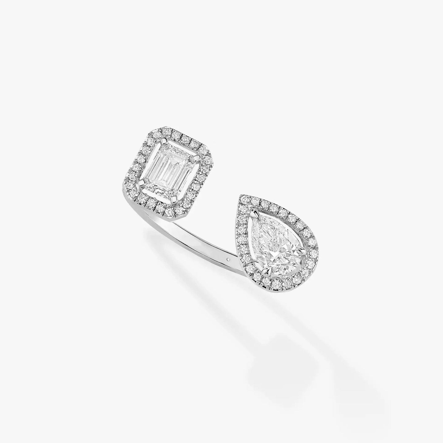 [Triumph Jewelry]MY TWIN TOI & MOI SILVER DIAMOND RING