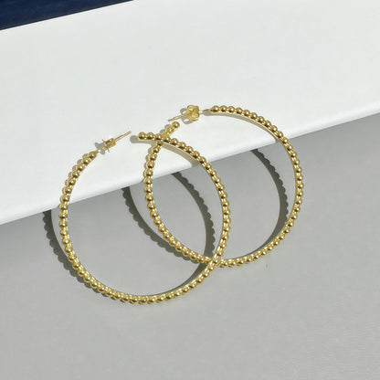 [Triumph Jewelry] SMOOTH BEAD STUD EARRINGS