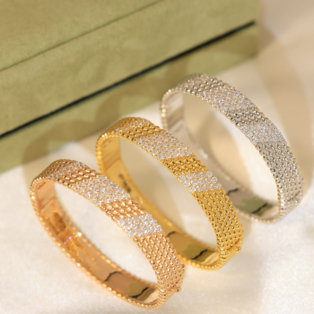 [Triumph Jewelry]  FIVE-ROW DIAMOND BRACELET