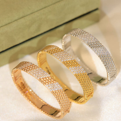 [Triumph Jewelry]  FIVE-ROW DIAMOND BRACELET
