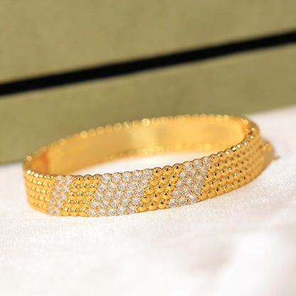 [Triumph Jewelry]  FIVE-ROW DIAMOND BRACELET