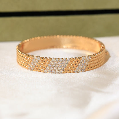 [Triumph Jewelry]  FIVE-ROW DIAMOND BRACELET