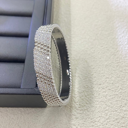 [Triumph Jewelry]  FIVE-ROW DIAMOND BRACELET