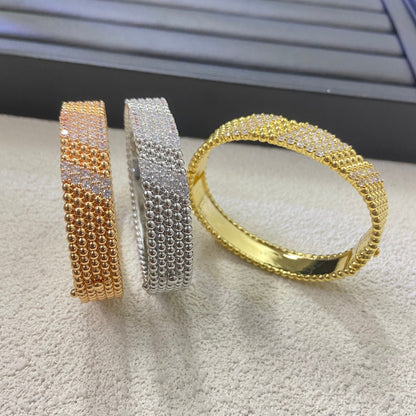 [Triumph Jewelry]  FIVE-ROW DIAMOND BRACELET