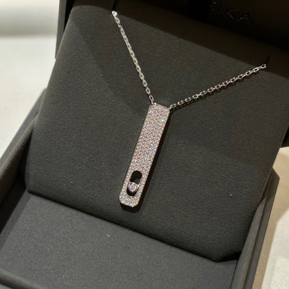 [Triumph Jewelry]MY FIRST DIAMOND PAVED NECKLACE
