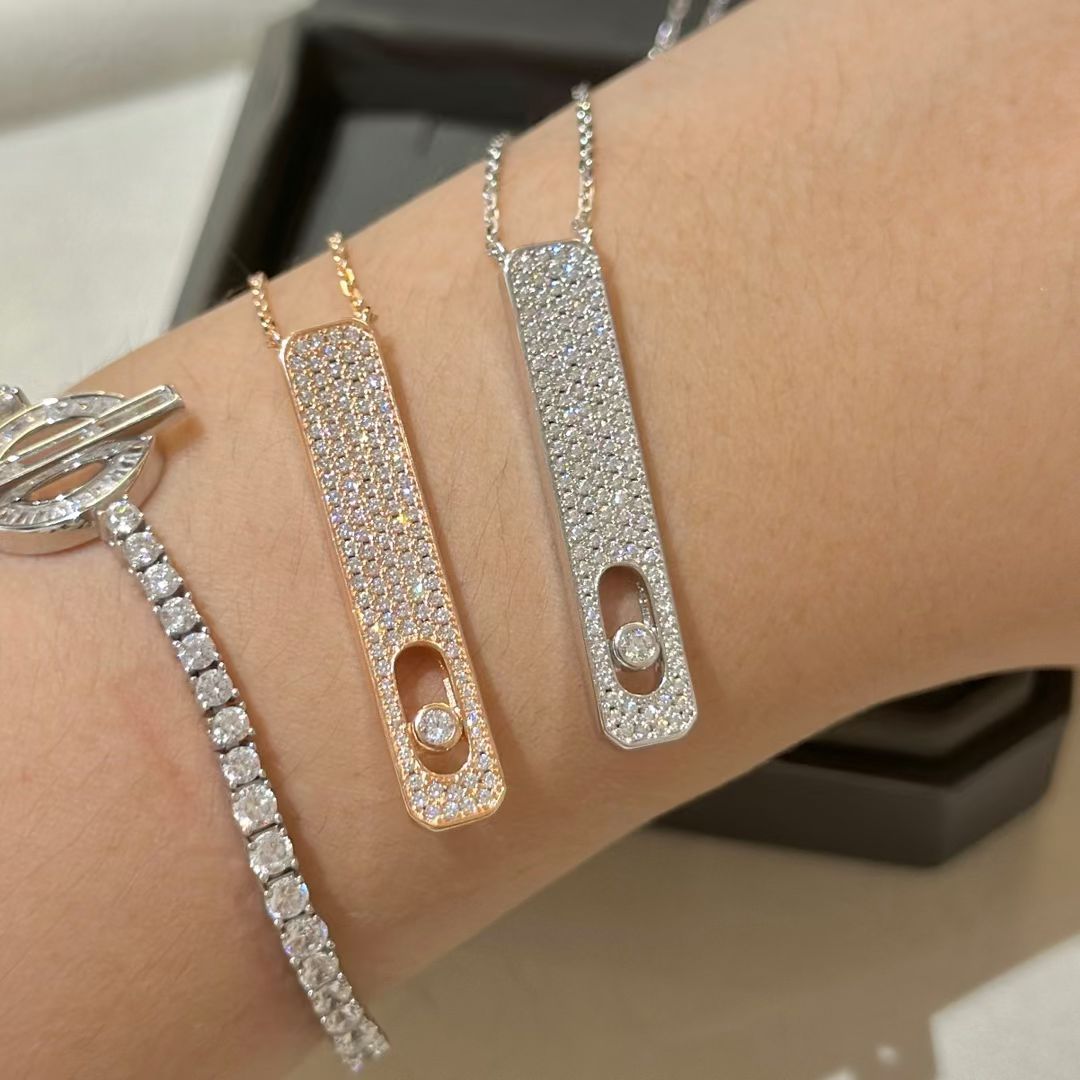 [Triumph Jewelry]MY FIRST DIAMOND PAVED NECKLACE
